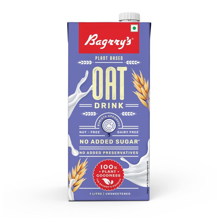 Bagrry's Plant based Unsweetened Oat Beverage